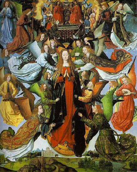 Master of the Legend of St. Lucy Mary, Queen of Heaven oil painting picture